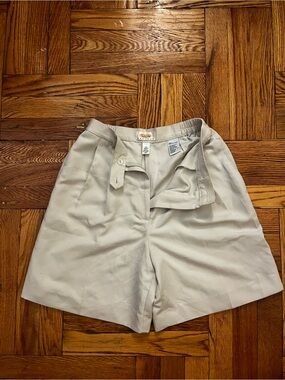 Talbots High Waist Beige Shorts